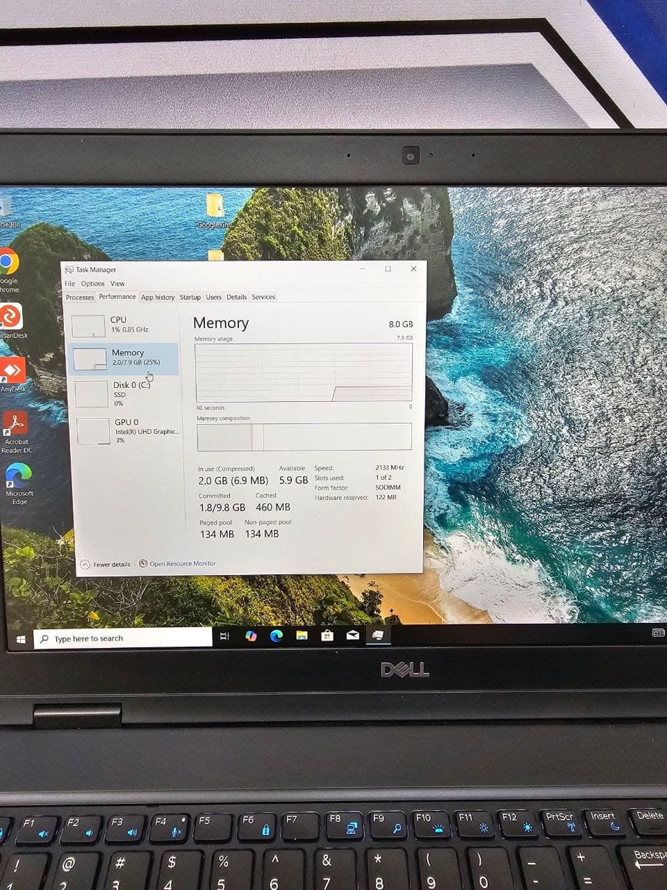 لپ تاپ Dell 5590 i5-8th (استوک) — تصویر ۴