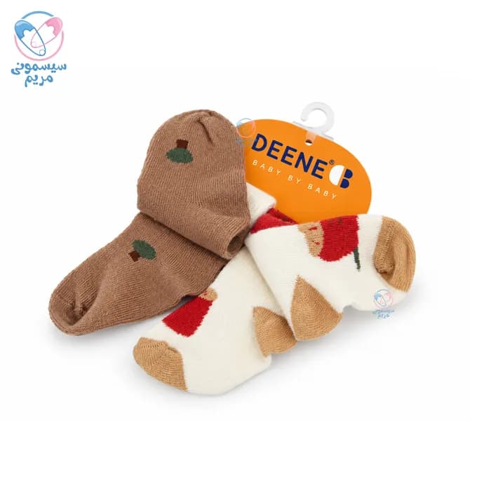 پک جوراب 2 عددی دفنه بیبی سیفی جات Defne Baby e00224 — تصویر ۶
