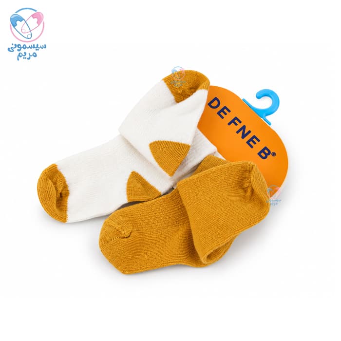 پک جوراب 2 عددی دفنه بیبی Defne Baby e00124 — تصویر ۲