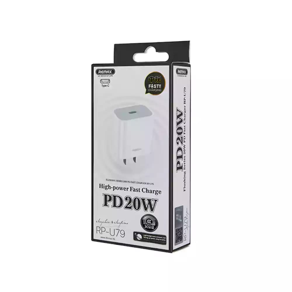 شارژر دیواری ریمکس مدل 20W PD RP-U79 ا REMAX — تصویر ۲