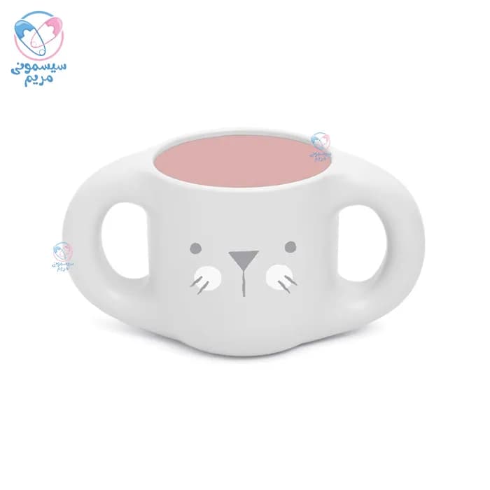 ست ظرف غذا 5 تیکه با لیوان دسته دار دودیه گربه Dodie 7600 — تصویر ۹