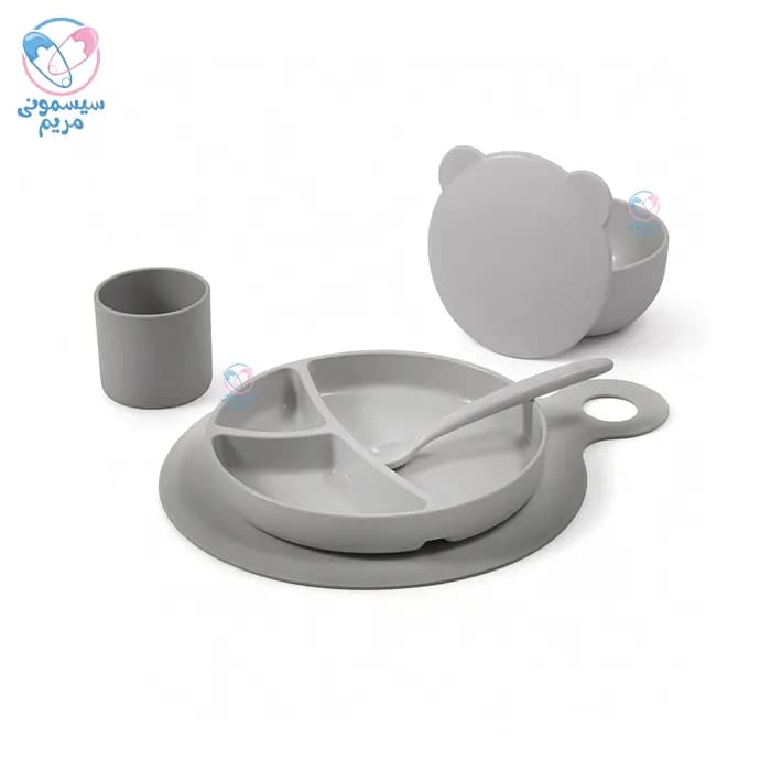 ست ظرف غذا 5 تیکه دودیه خرس Dodie 7500 — تصویر ۱۰