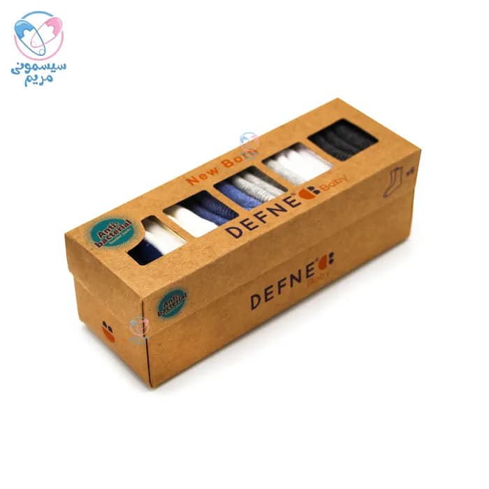 پک جوراب 6 عددی دفنه بیبی Defne Baby e00123 — تصویر ۶