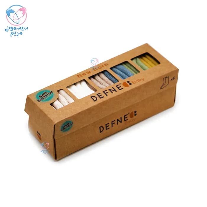 پک جوراب 6 عددی دفنه بیبی Defne Baby u00123 — تصویر ۶