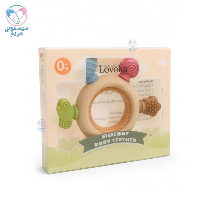 دندانگیر چوبی سیلیکونی کهکشان 12501 Lovolia — تصویر ۲