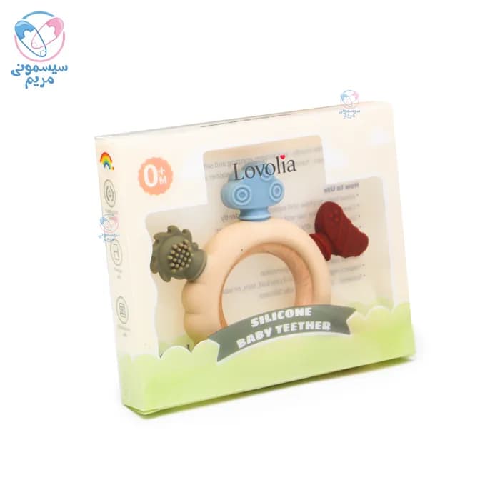 دندانگیر سیلیکونی رنگین کمان Lovolia 12504 — تصویر ۲