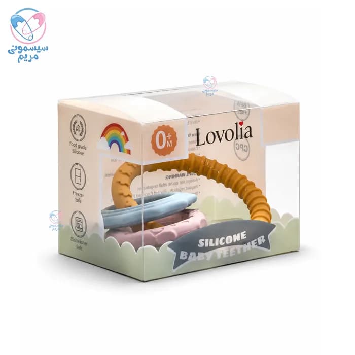 دندانگیر سیلیکونی حلقه ای Lovolia 12528 — تصویر ۲