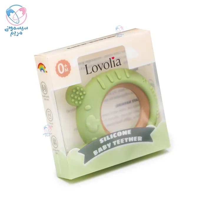 دندانگیر چوبی سیلیکونی موش Lovolia 12509 — تصویر ۲
