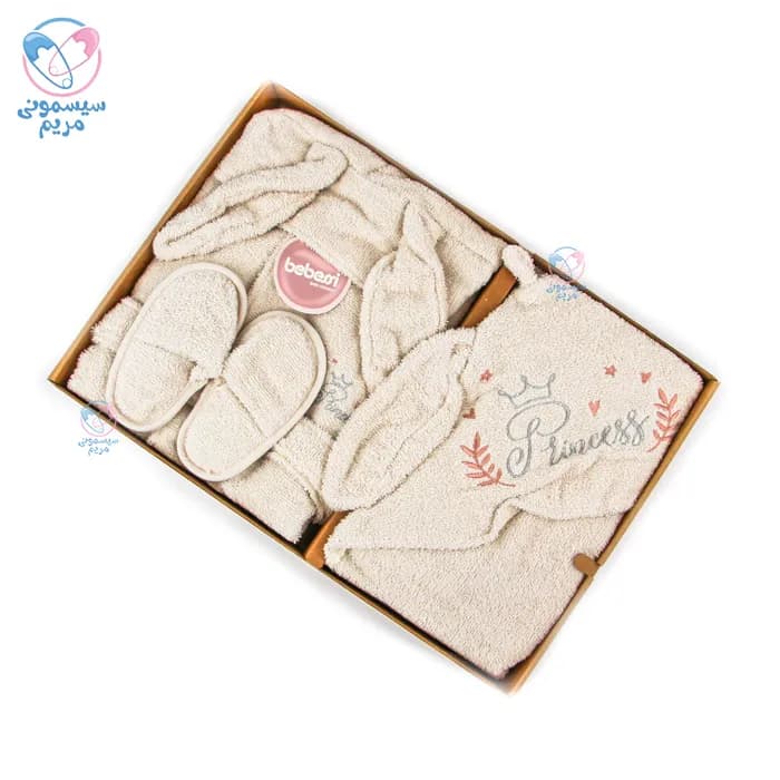 ست حوله سه تیکه ببسی پرنسس Bebessi 4242 — تصویر ۶