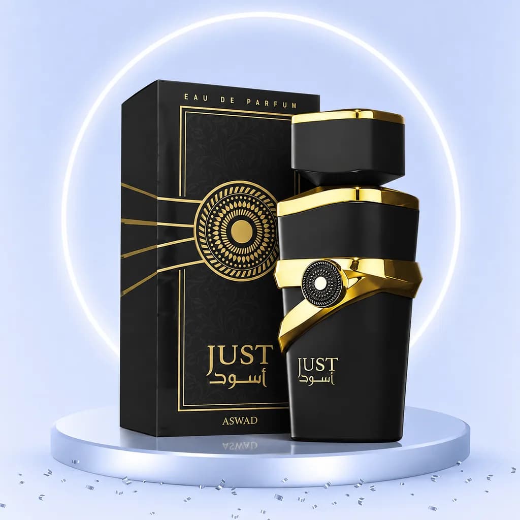 ادکلن لتیفا جاست اسود Lattafa Just Aswad ادوپرفیوم 100 میل — تصویر ۴