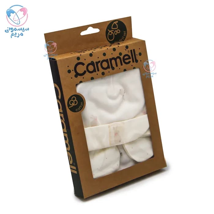 ست سه تیکه پیشبند کلاه جوراب کارامل خرگوش Caramell 2501 — تصویر ۴