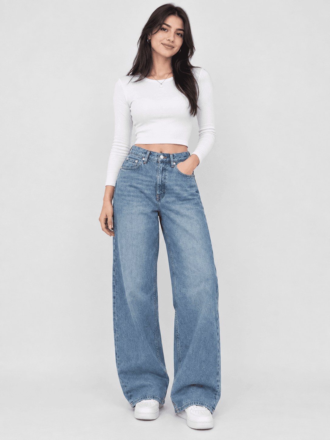 شلوار بگ زنانه H&M سایز 38 | وارداتی