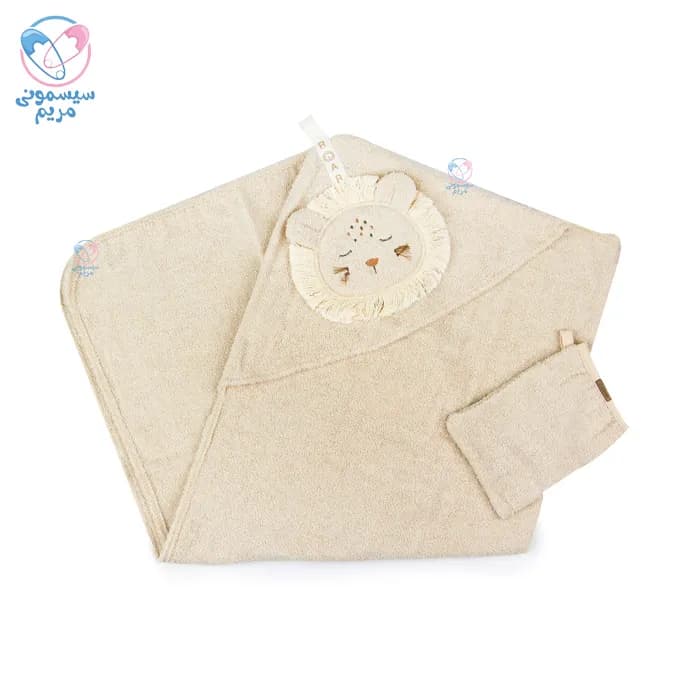 حوله کلاهدار 2 تیکه کارامل Caramell 2490 — تصویر ۶