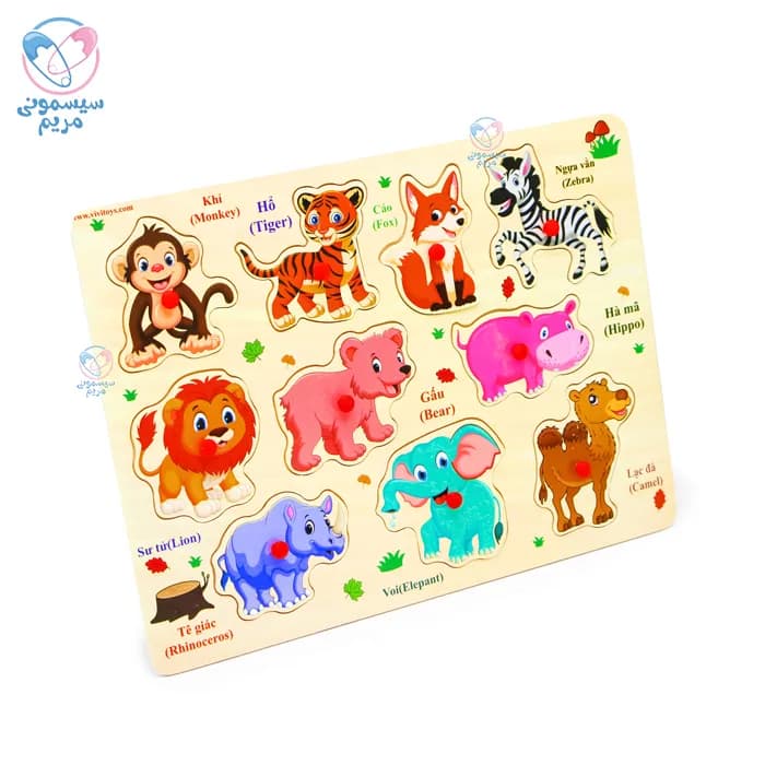 پازل چوبی برجسته 1727