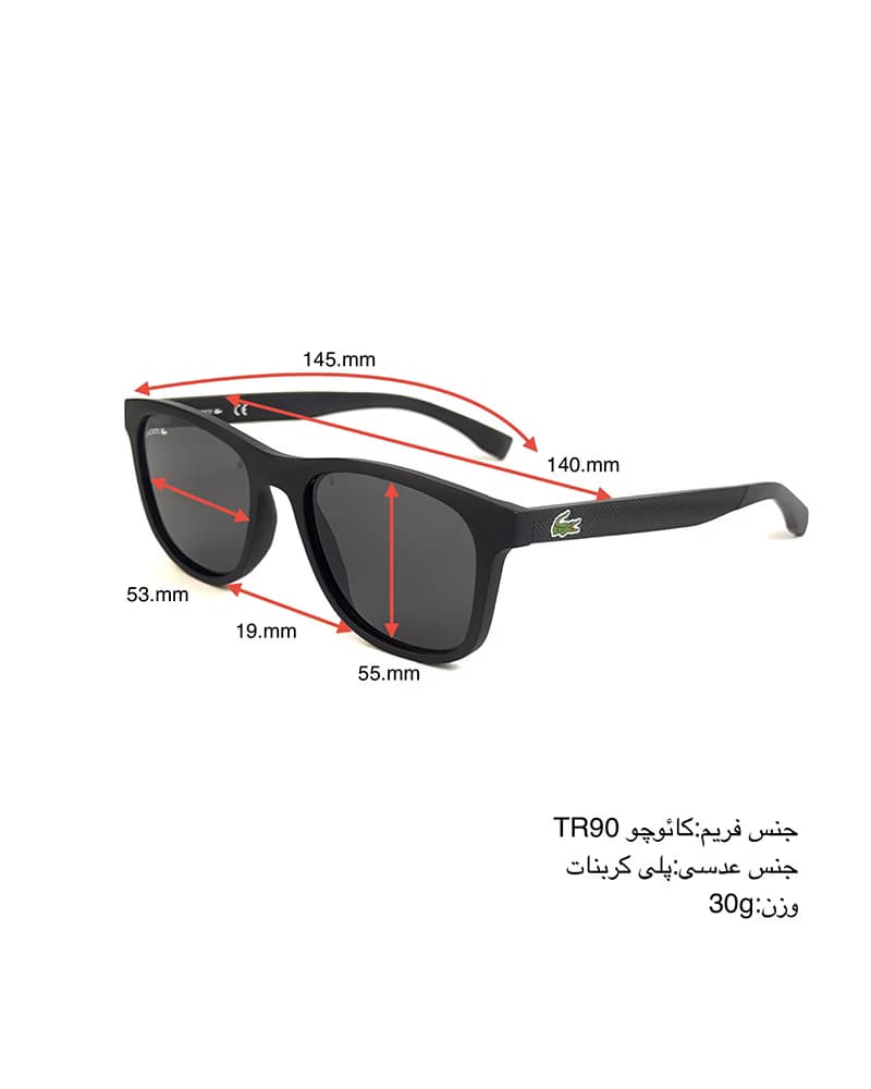 عینک آفتابی LACOSTE مدل L884S | اورجینال با ضمانت اصالت کالا — تصویر ۹