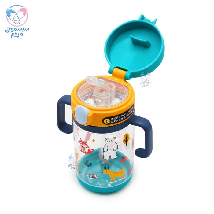 لیوان نی و دسته دار 240 میل رووکو حیوانات Rovco 1061 — تصویر ۲