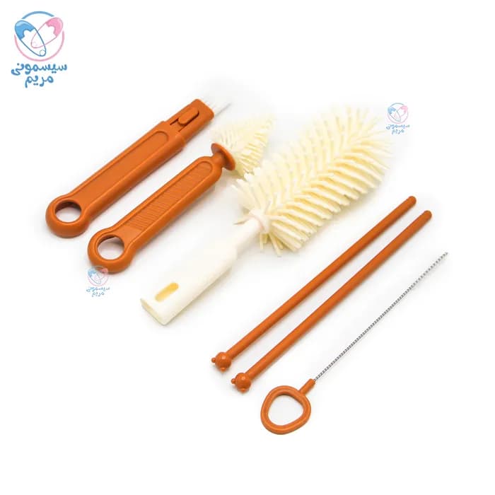 شیشه شور استوانه ای چهار تیکه مسافرتی به همراه آبچکان — تصویر ۵