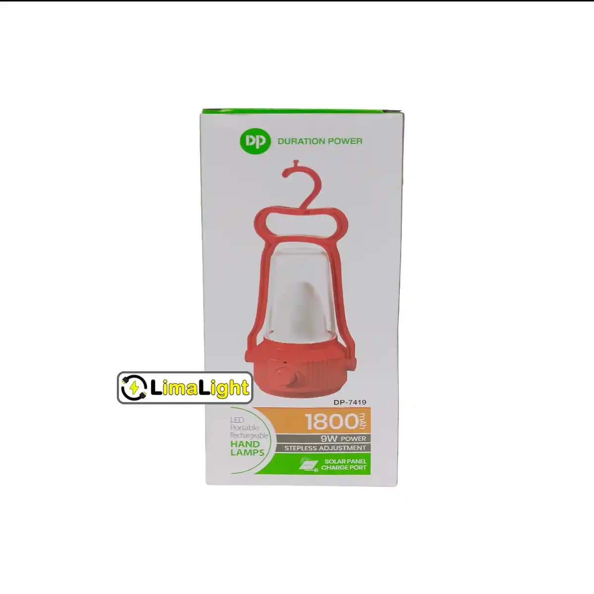 چراغ قوه فانوسی شارژی 9 وات مدل DP-7419 — تصویر ۴