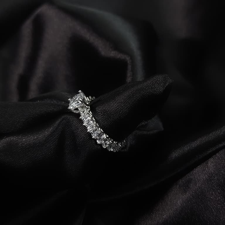 انگشتر زنانه کد ITL-0421 | نقره — تصویر ۳