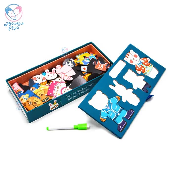 استیکر مگنتی چوبی جعبه دار 921 — تصویر ۲