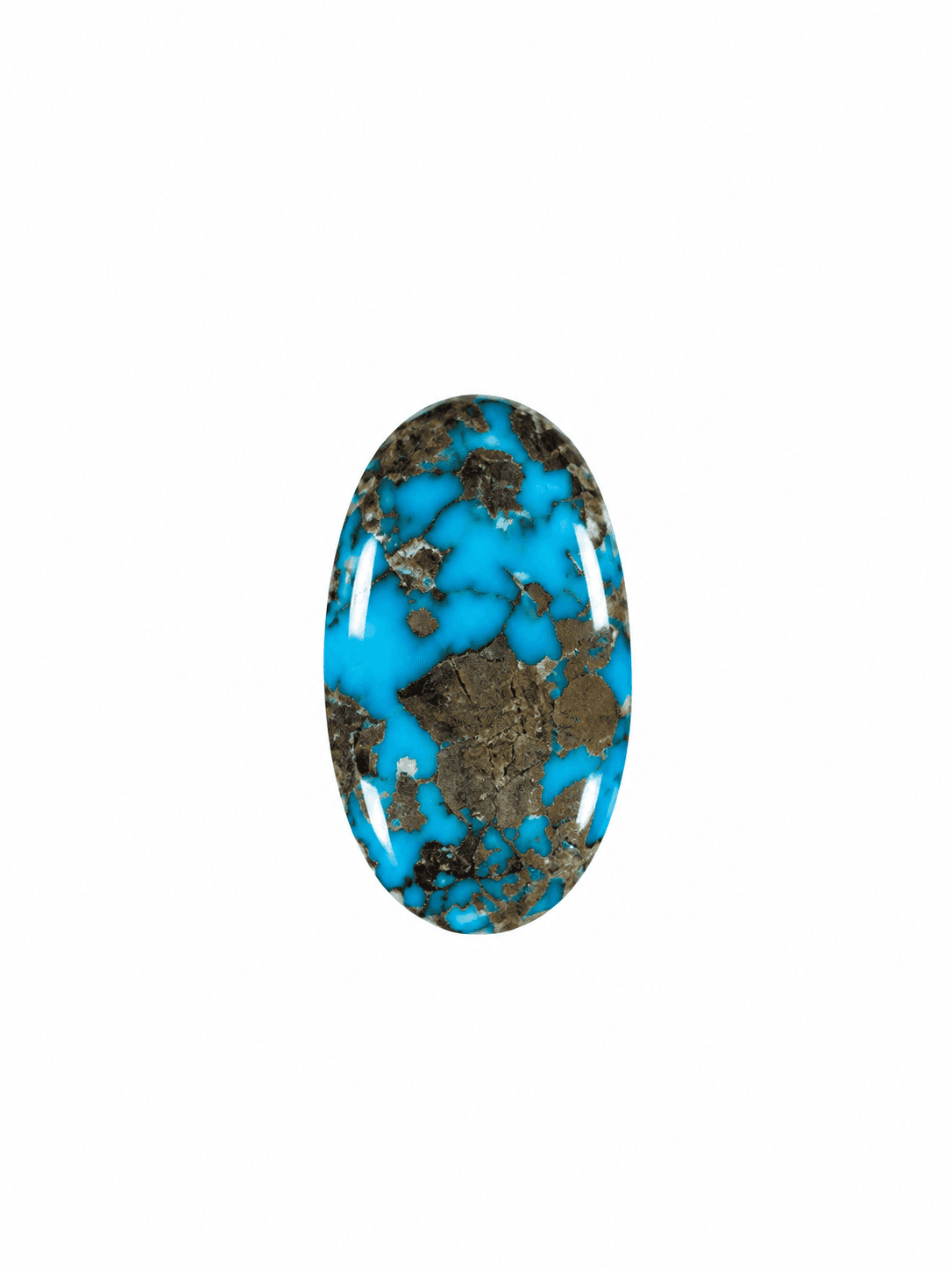 نگین فیروزه طبیعی کد Firooz-37 — تصویر ۲