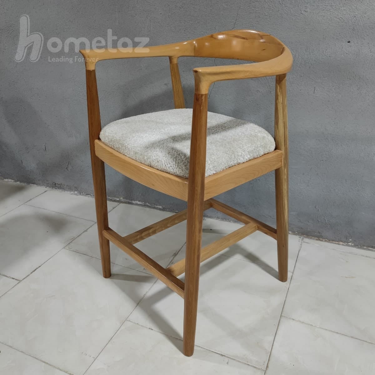 صندلی اپن چوبی مینیمال جدید و شیک مدل نایلا — تصویر ۲