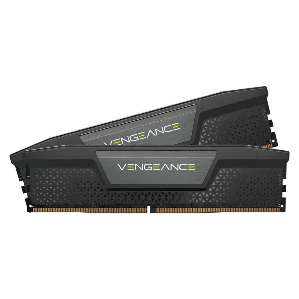 رم کامپیوتر کورسیر دو کاناله مدل Vengeance فرکانس 6000 مگاهرتز DDR5 تایمینگ CL38 حافظه 64 گیگابایت