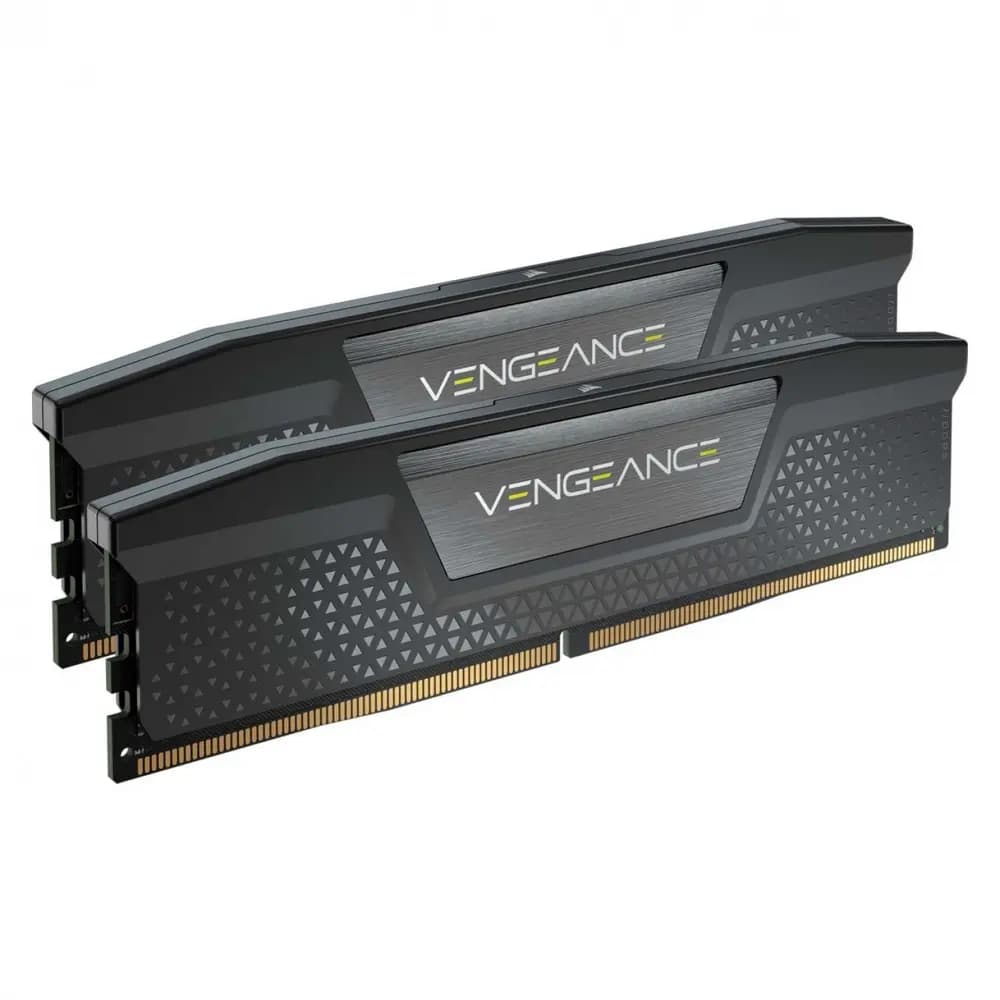 رم کامپیوتر کورسیر دو کاناله مدل Vengeance فرکانس 6000 مگاهرتز DDR5 تایمینگ CL38 حافظه 64 گیگابایت — تصویر ۵