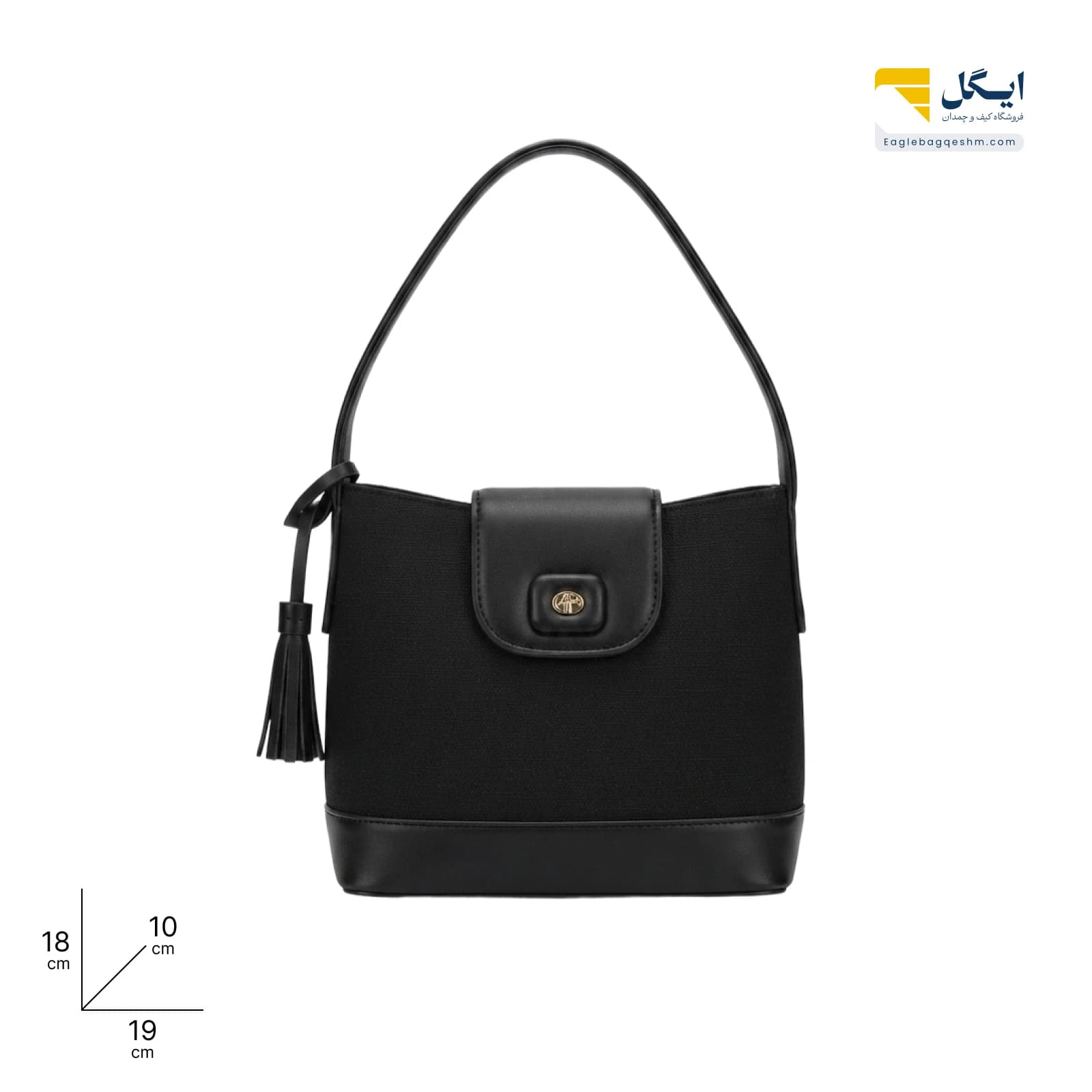 کیف زنانه کریس بلا مدل ۸۰۸۳ چرمی دستی و دوشی با دو فضای تفکیکی — تصویر ۲