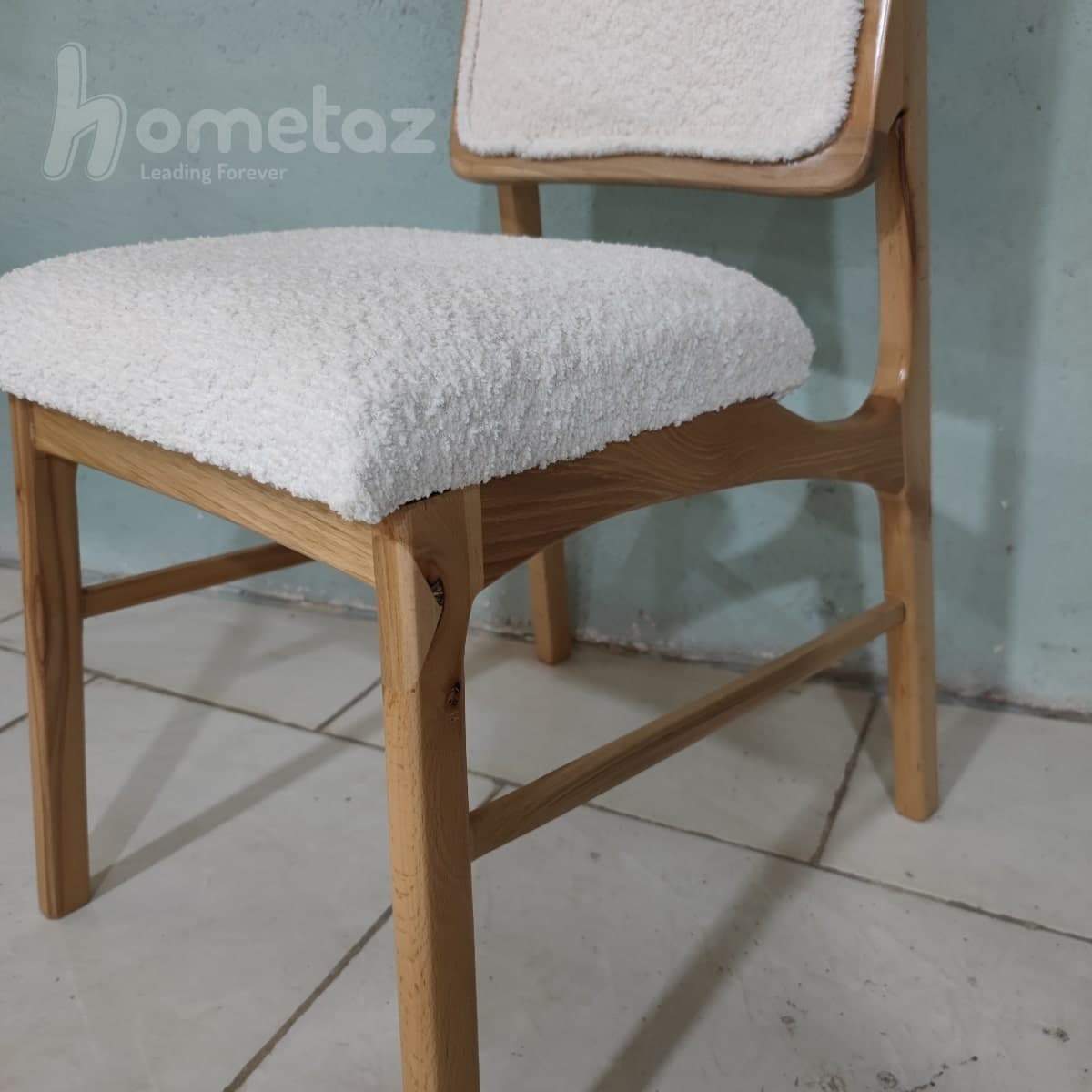 صندلی ناهار خوری مینیمال چوب راش مدل ht2608 — تصویر ۴