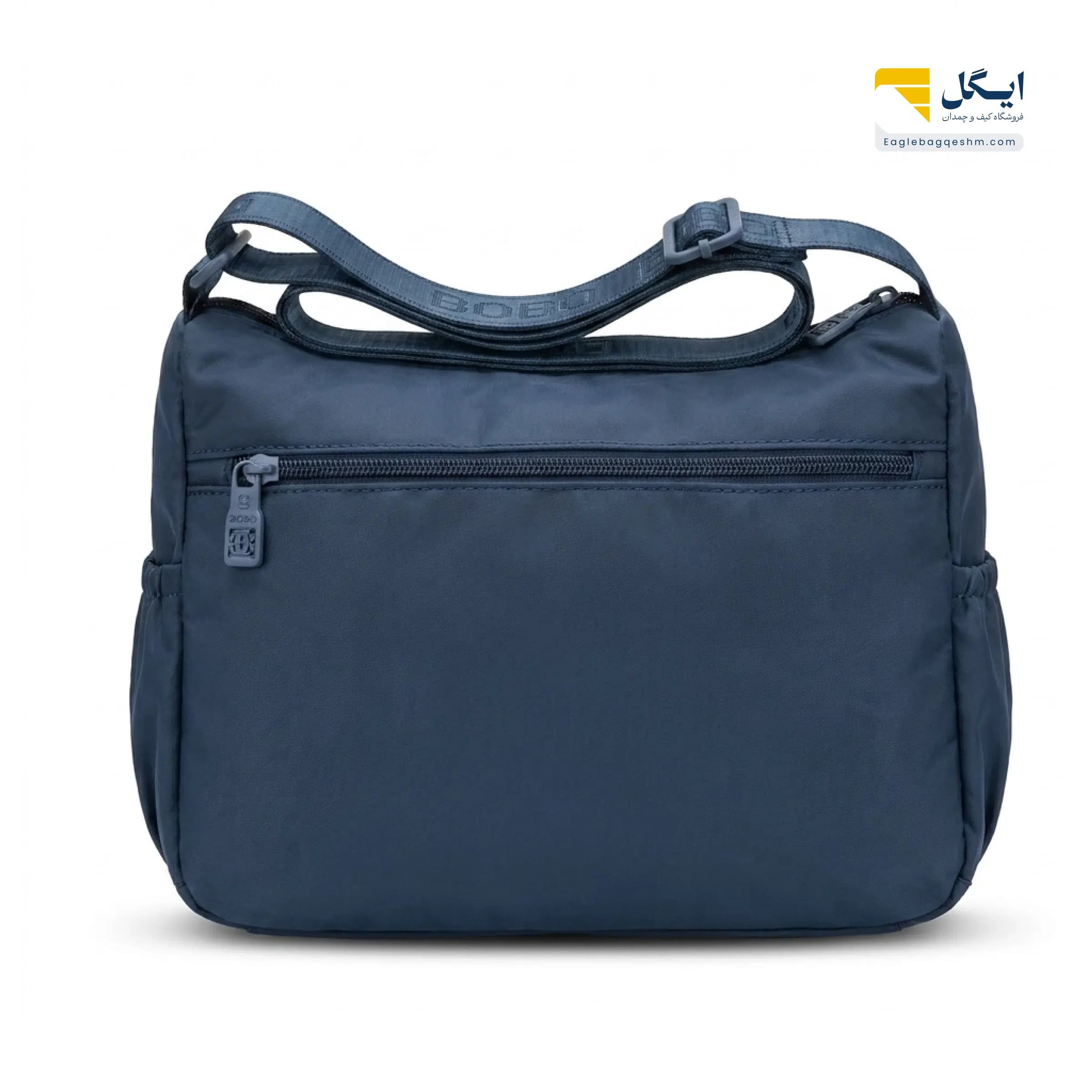 کیف دوشی Bobo کد 1538 پنج‌زیپ، سبک و جادار — تصویر ۸