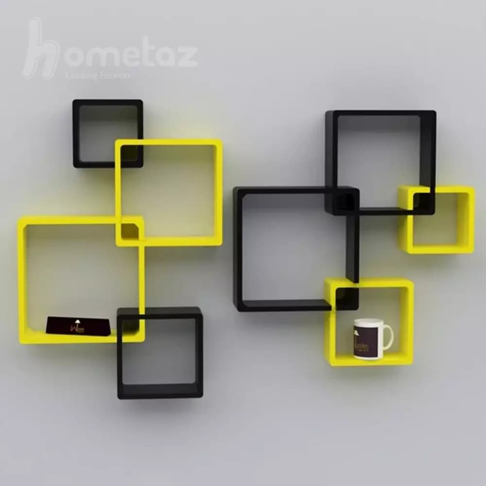 شلف و باکس دیواری ام دی اف مدل ht2037 — تصویر ۴