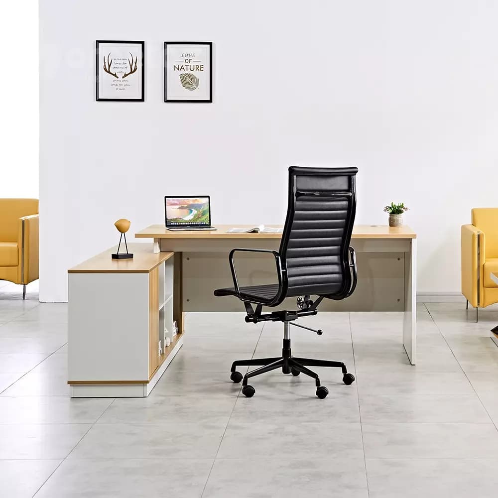 میز مدیریتی شیک و مدرن و خاص ام دی اف مدل ht2165 — تصویر ۳