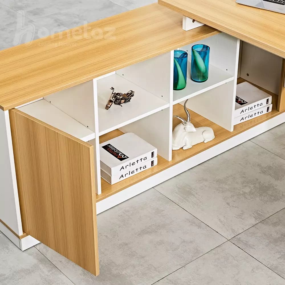 میز مدیریتی شیک و مدرن و خاص ام دی اف مدل ht2165 — تصویر ۴