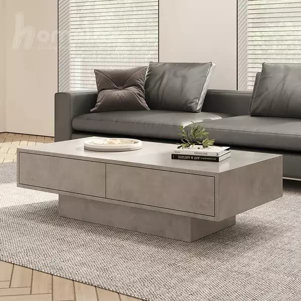 میز جلو مبلی دو کشویی و قفسه ای mdf مدل ht2224 — تصویر ۴