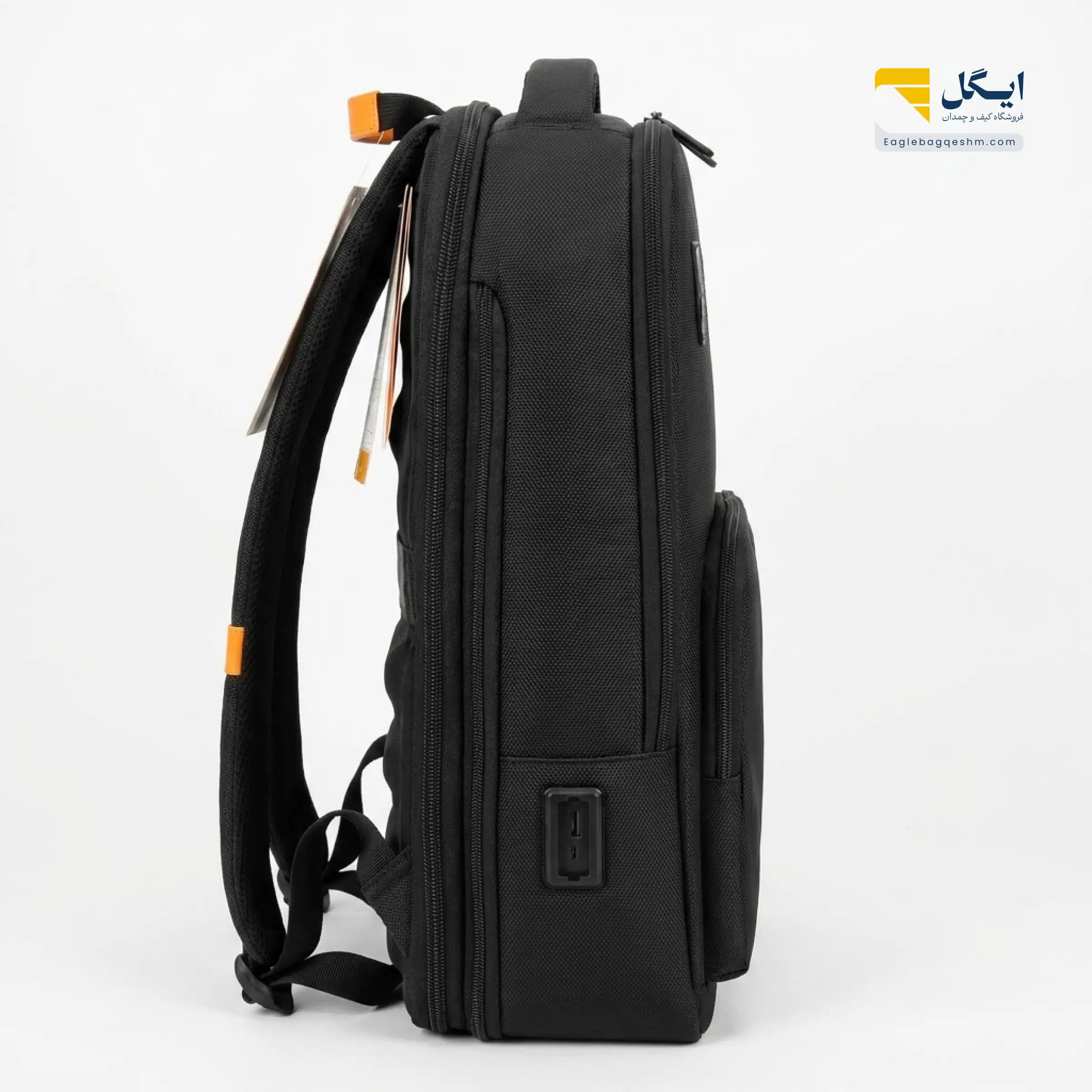 کوله پشتی لیوایزکینگ و پولو مدل PL441 لاکچری با جای لپ‌تاپ و پورت USB — تصویر ۴