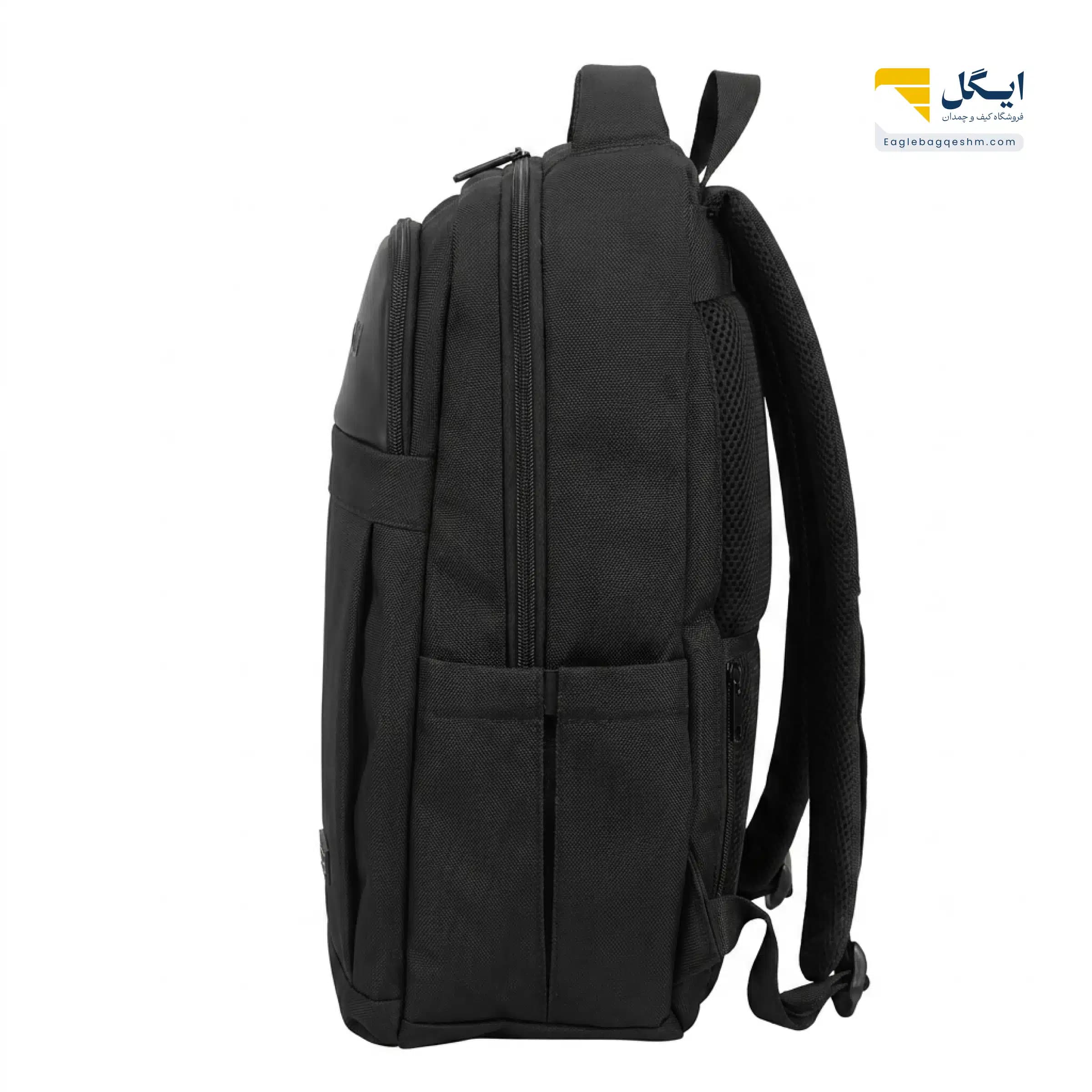 کولهپشتی پیرکاردین کد 88061 با پشتی طبی، زیپ مخفی و پورت USB/AUX — تصویر ۶