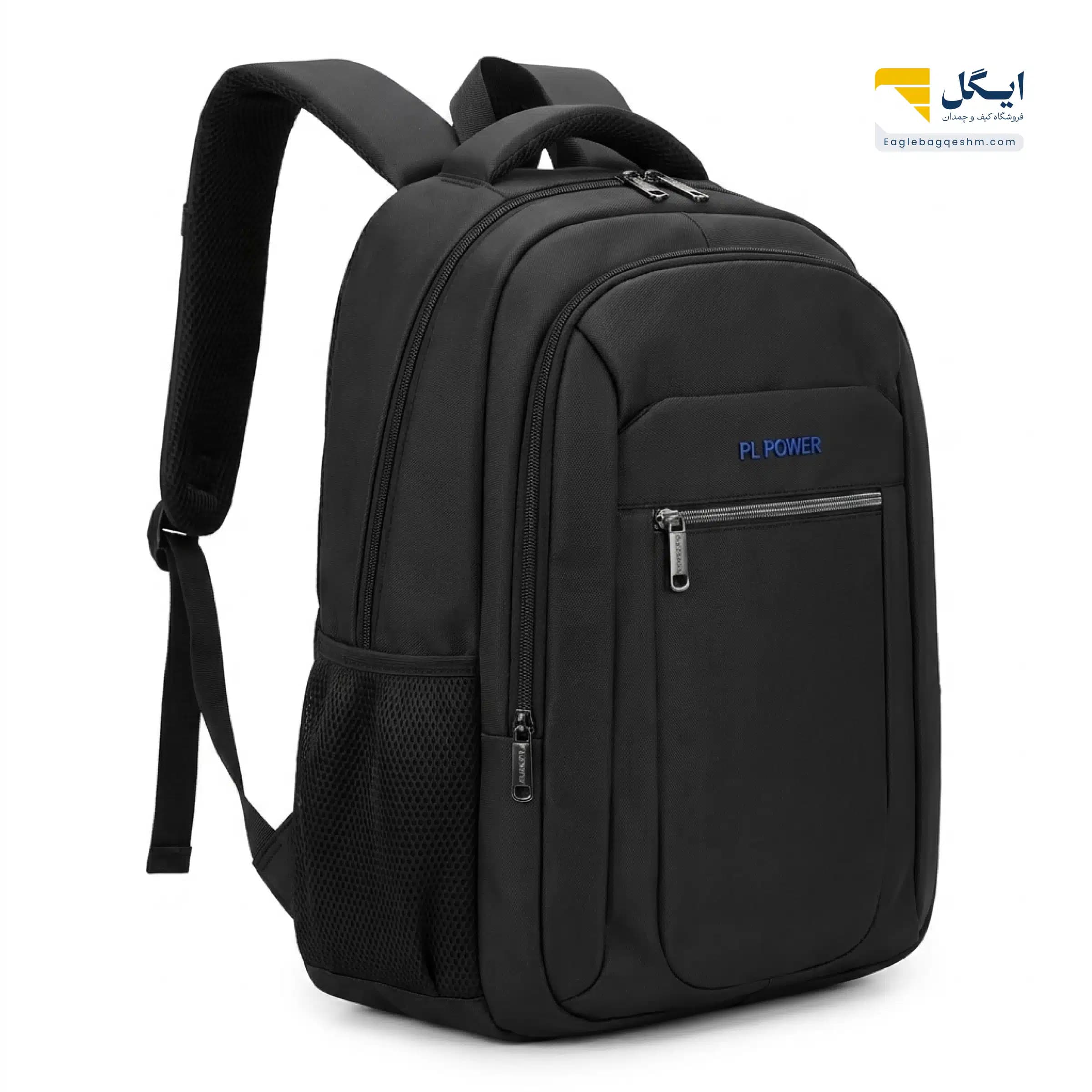 کولهپشتی پیال پاور کد 2211 با جای لپتاپ، پشتی نیمهطبی و طراحی کاربردی روزمره — تصویر ۳