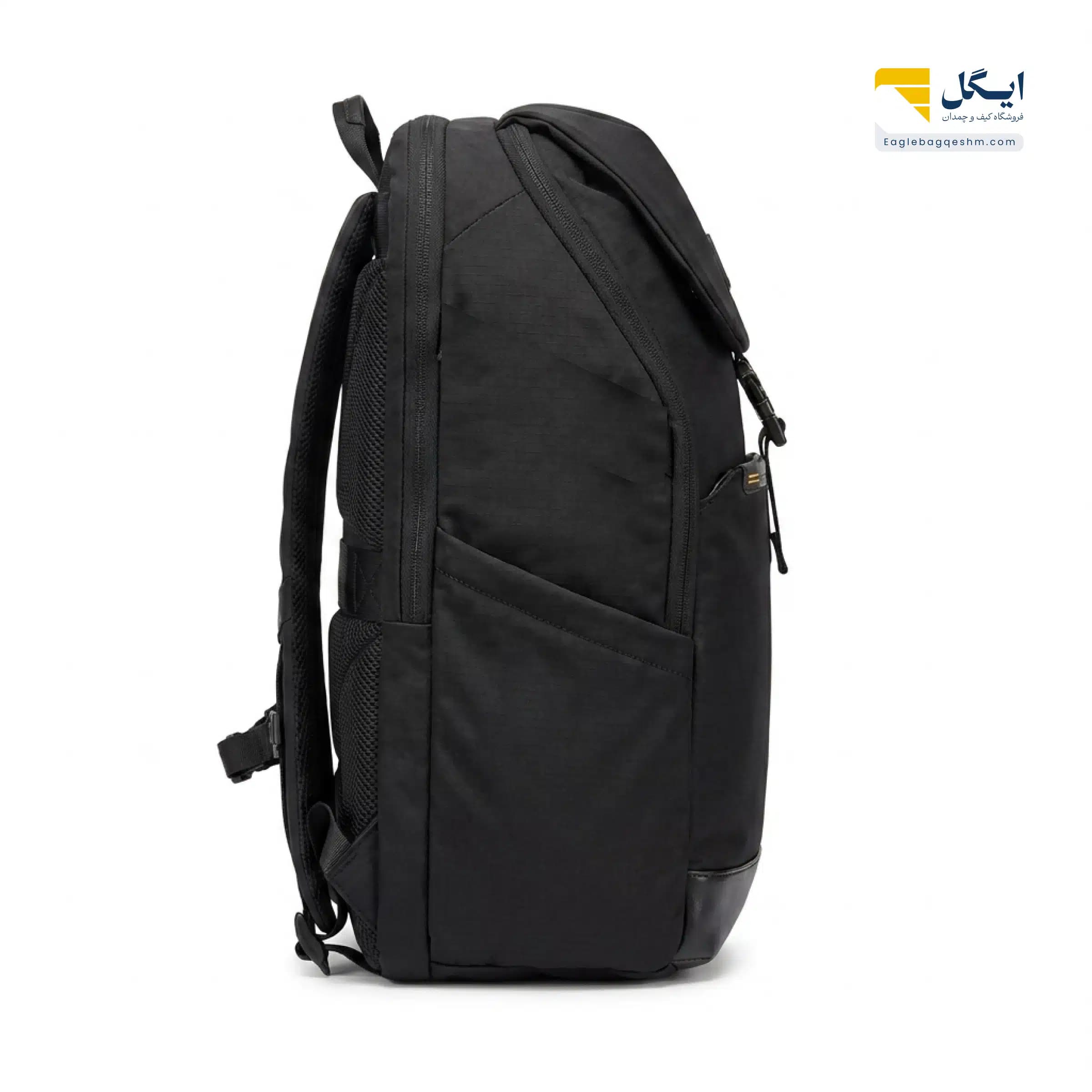 کولهپشتی بنج کد 8119 با طراحی دربدار، محفظه لپتاپ و پارچه اشبالت ضدآب — تصویر ۹