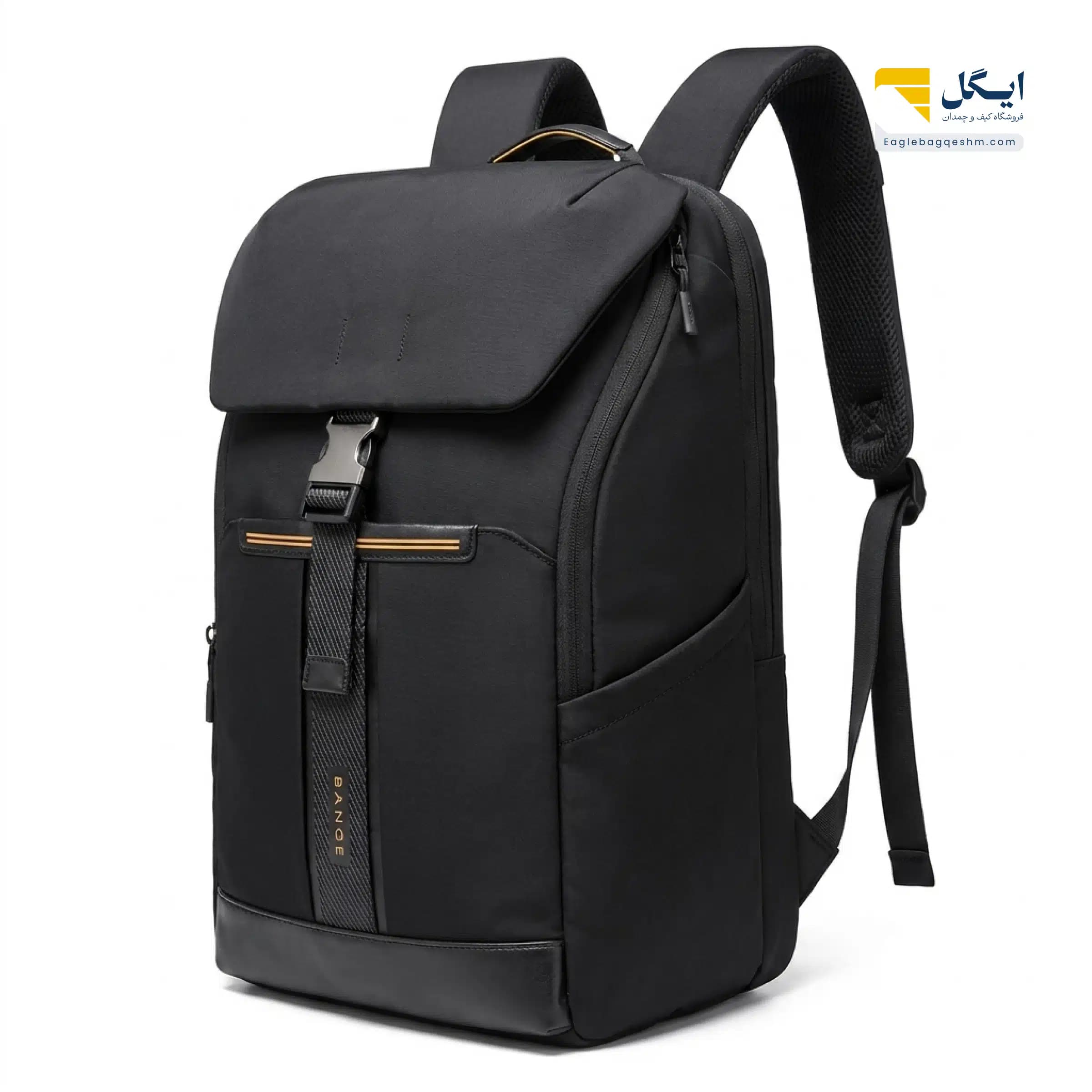 کولهپشتی بنج کد 8119 با طراحی دربدار، محفظه لپتاپ و پارچه اشبالت ضدآب — تصویر ۱۲