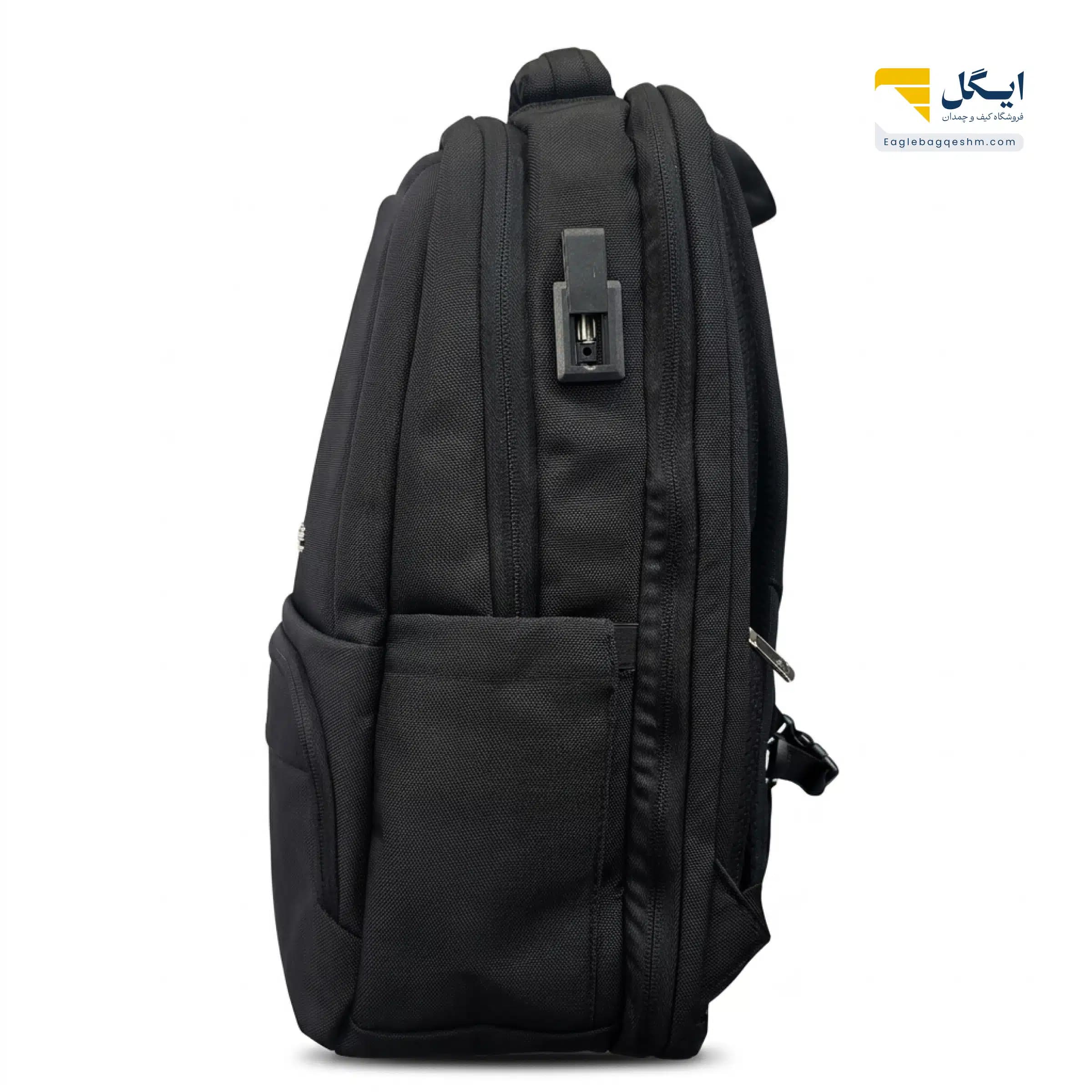 کولهپشتی پیرکاردین کد 82114 با طراحی لوکس، محفظه مجزای لپتاپ و تبلت — تصویر ۱۰