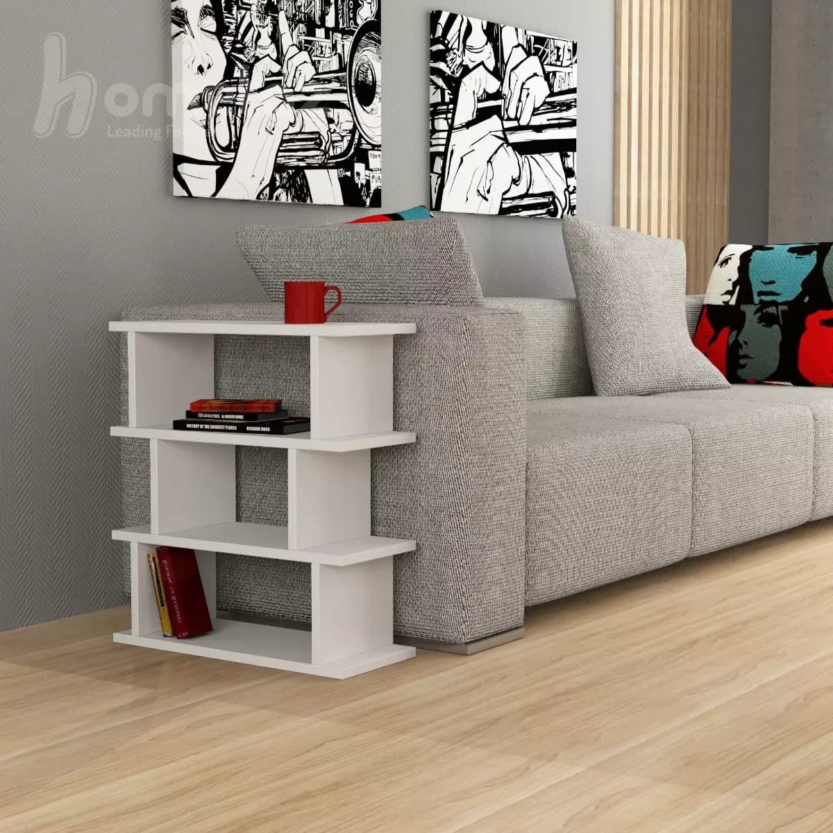 میز عسلی ام دی اف جدید و شیک مدل ht2193