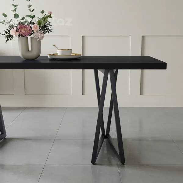 میز غذا خوری پایه فلزی مدرن مدل ht2528 — تصویر ۱۰