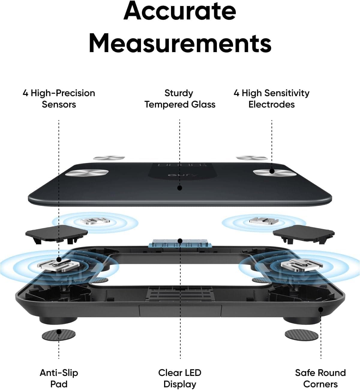 ترازو هوشمند انکر مدل Eufy Smart Scales A1 T9120 — تصویر ۱۲