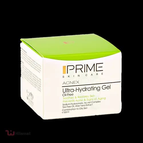 ژل آبرسان پرایم مدل Ultra-Hydrating مناسب پوست چرب و مختلط، ضد آکنه — تصویر ۴
