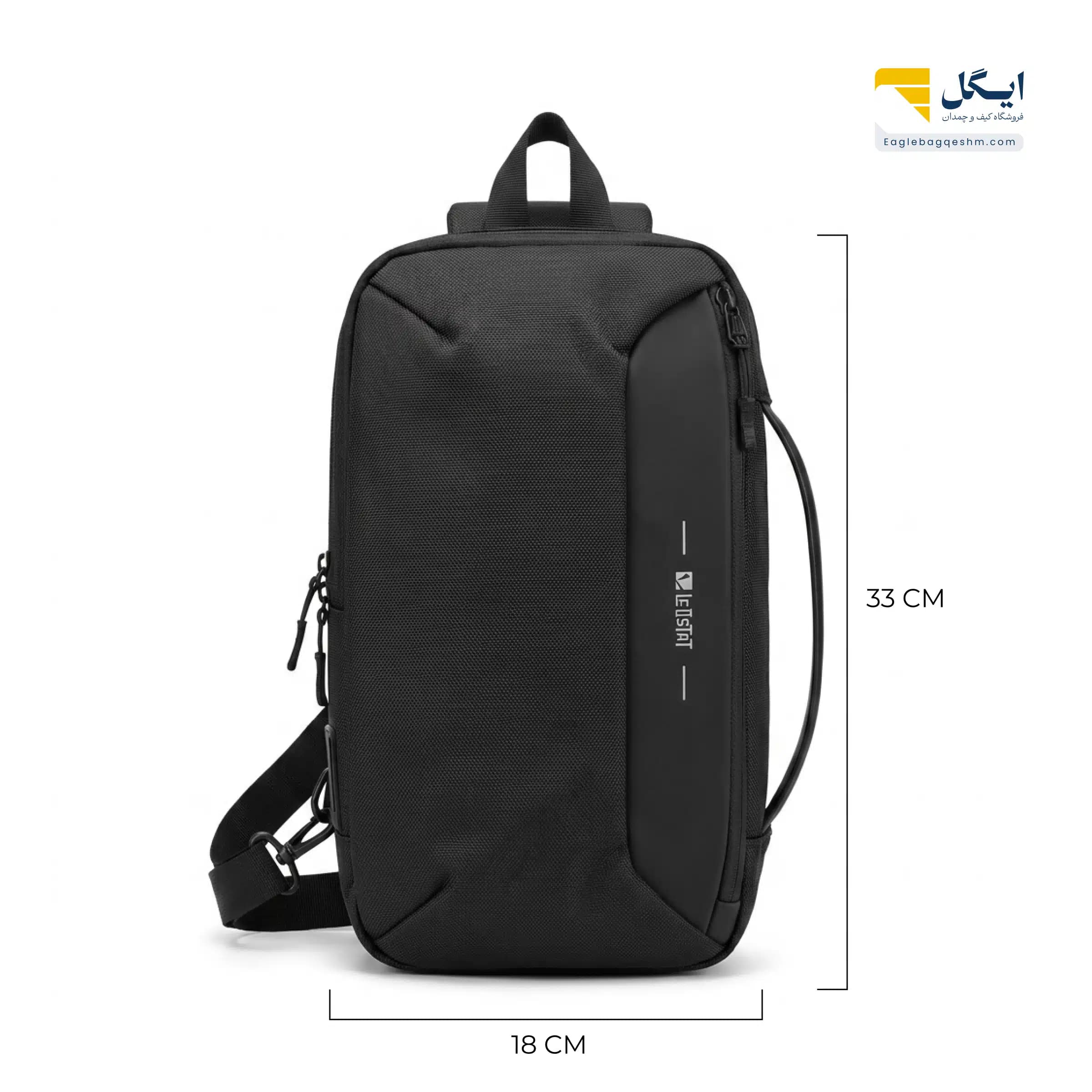 بادی بگ اورجینال لیستات کد ۳۸۰۴ با پورت USB، پشت طبی و زیپ مخفی — تصویر ۹