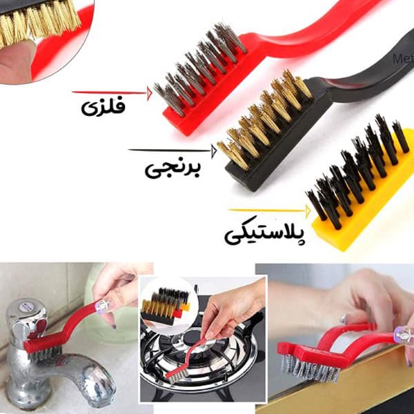 فرچه گاز 3 عددی سیمی کوچک مدل گاز شور — تصویر ۳
