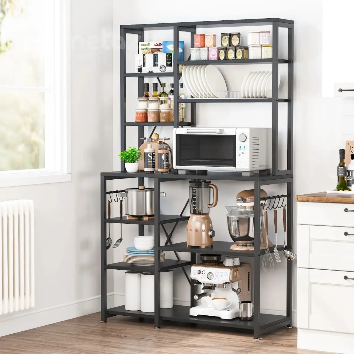 شلف و استند کافی بار با صفحه چوب یا mdf مدل ht2273 — تصویر ۱۰