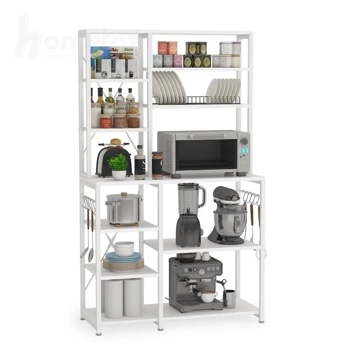 شلف و استند کافی بار با صفحه چوب یا mdf مدل ht2273 — تصویر ۱۲