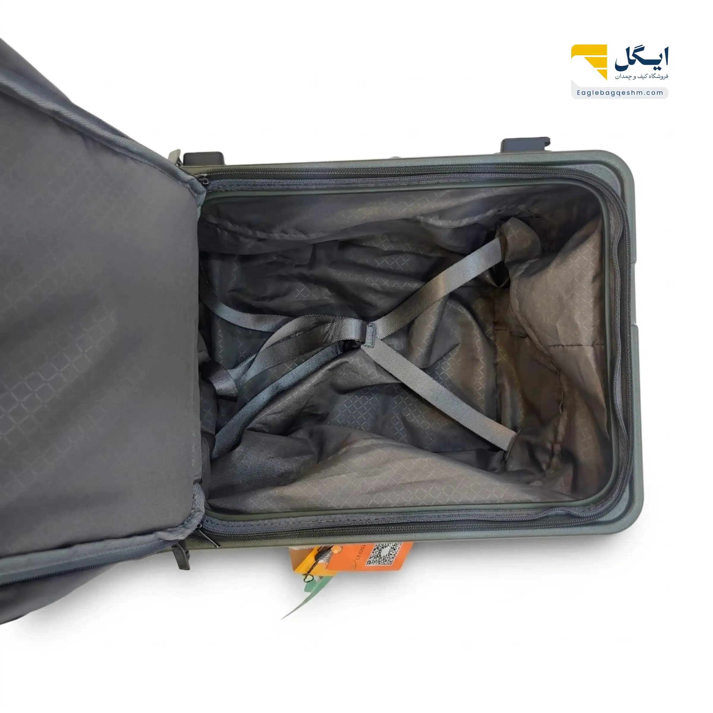 چمدان نشکن لیوایز کینگ مدل 1368 با طراحی درب از جلو و قفل TSA — تصویر ۵